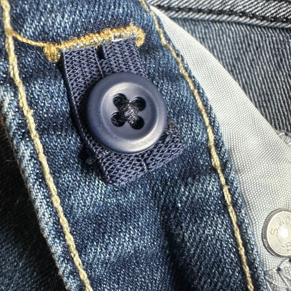 Levi's Girl's Blue Jean's, Size 7R‎ Adjustable Waist, Zip, Skinny, Medium Wash
